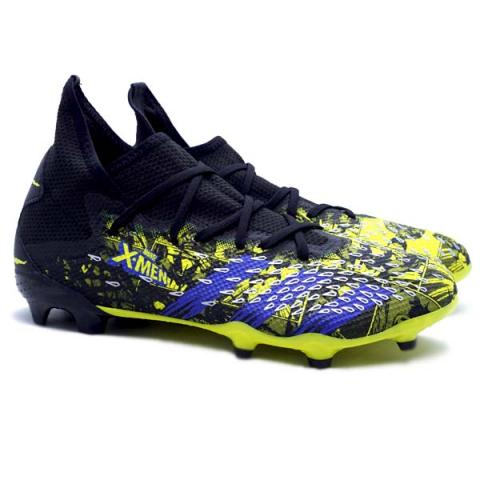 Sepatu Bola Adidas Predator Freak.3 FG Byello Blue Cblack