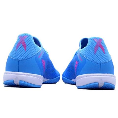 Sepatu Futsal Adidas X Speedflow.3 IN GW7489 - Skyrus/Tmshpn/Ftwwht
