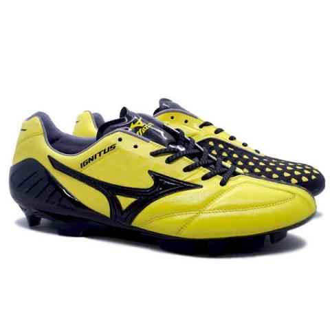 Sepatu Bola Mizuno The Wave Ignitus Japan P1GA224409 Cyber Yellow Black