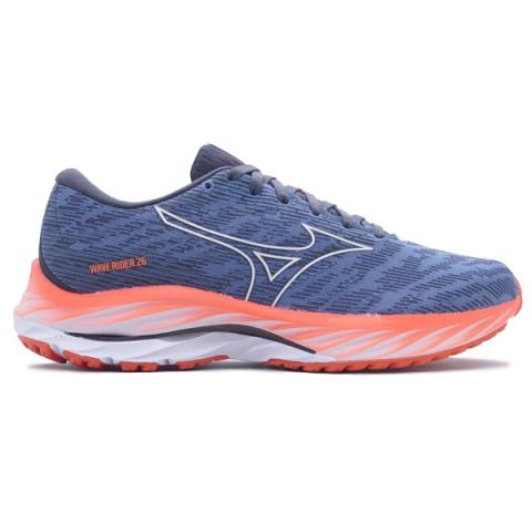 Sepatu Running Mizuno Wave Rider 26 J1GC220351 Provincial Blue Nimbus Cloud Soleil
