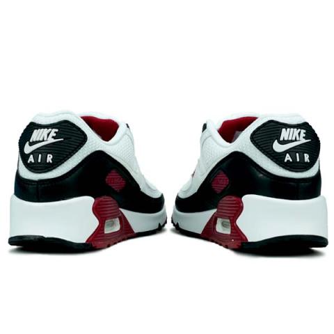 Sepatu Casual Nike Air Max 90 White White Maroon