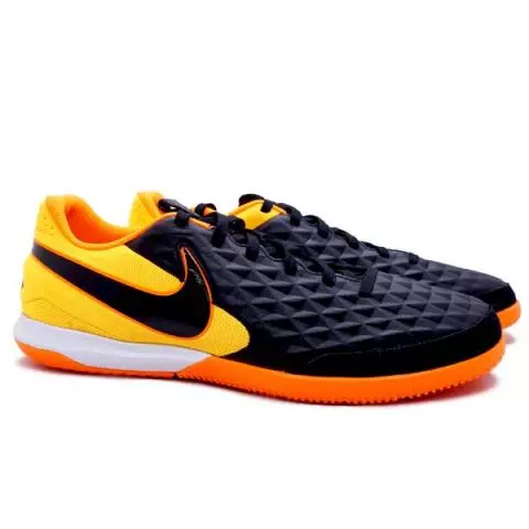 Sepatu Futsal Nike Legend 8 Academy IC Black Black Orange