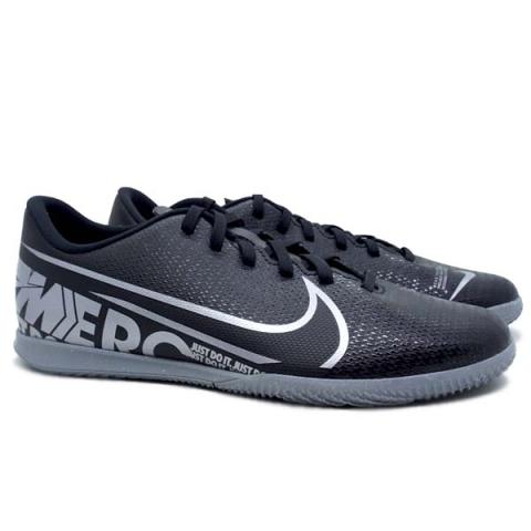 Sepatu Futsal Nike Vapor 13 Club IC Black Mtlc Cool Grey
