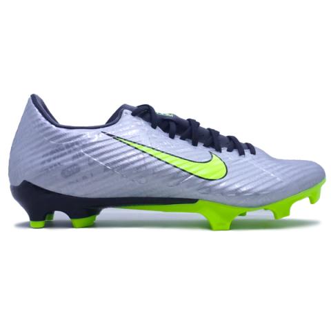 Sepatu Bola Nike Zoom Vapor 15 Acad XXV FG FB8399 060 - Metallic Silver/Volt -Black