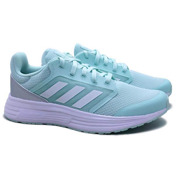 Sepatu Running Adidas Galaxy 5 H04600 - Halo Mint/Cloud White/Silver Metallic