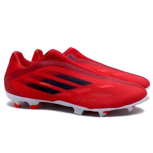 Sepatu Bola Adidas X Speedflow.3 LL FG FY3271 - Red/Cblack/Solred