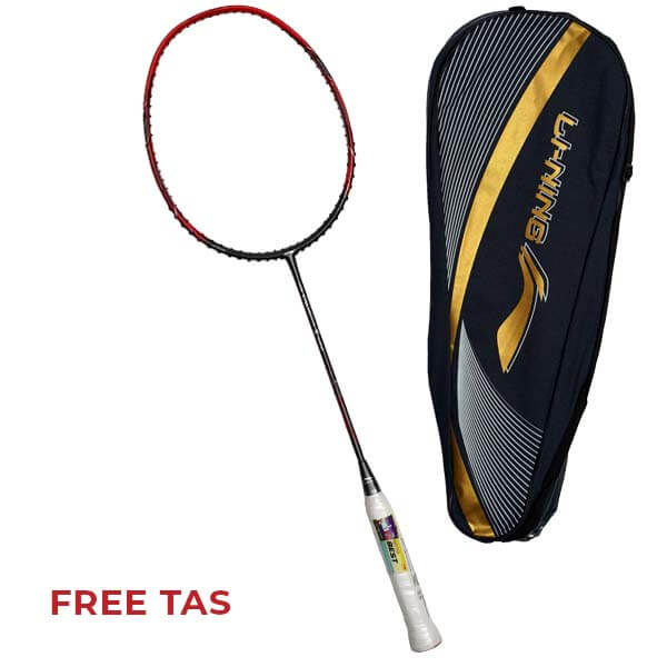 Raket Badminton Li-Ning 3D Calibar X Boost AYPR166-4 - Dk Gr/Red