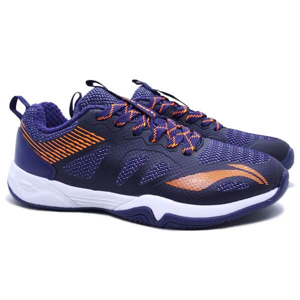 Sepatu Badminton Li-Ning Cloud Ace X1 AYTR038-1 - Navy/Orange