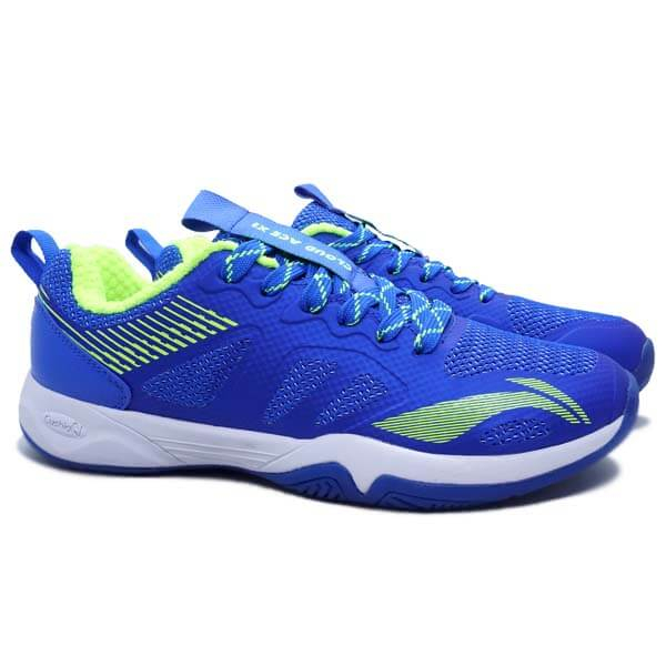 Sepatu Badminton Li-Ning Cloud Ace X1 AYTR038-5 - Blue/LIme