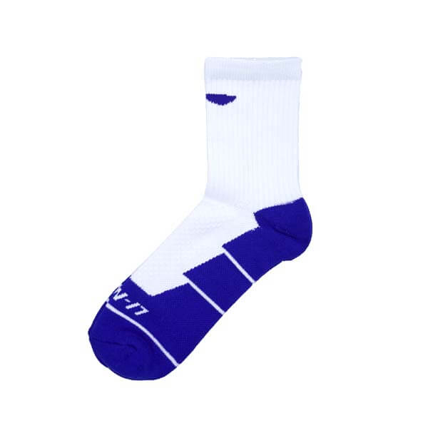 Kaos Kaki Li-Ning HI-Quarter Socks AWLR232-3 - White/Blue