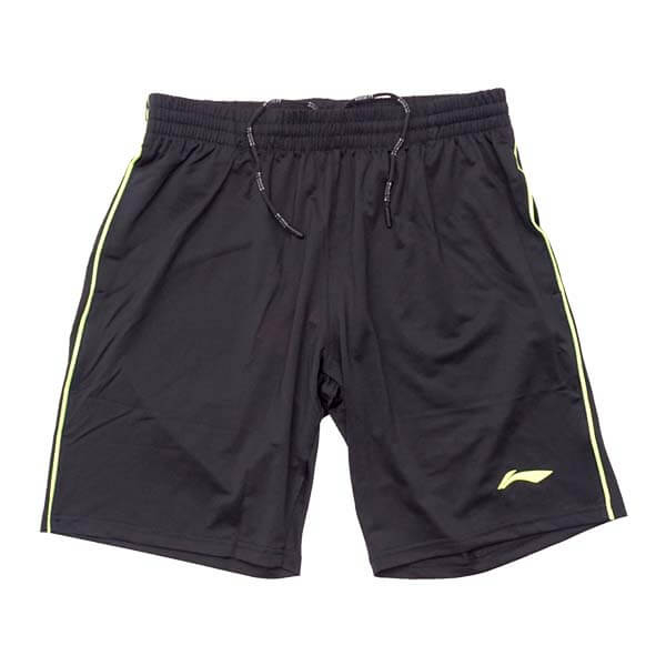 Celana Li-Ning Men's Shorts AKSR867-2 - Black/Lime