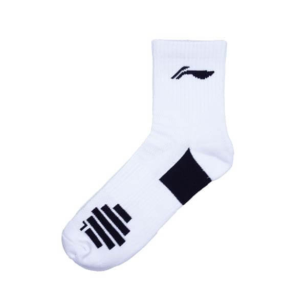 Kaos Kaki Li-Ning Quarter Socks AWLR234-3 - White/Black