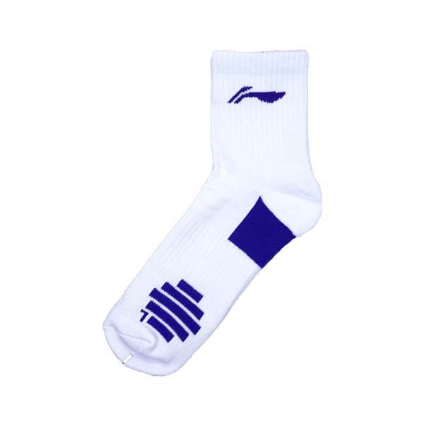 Kaos Kaki Li-Ning Quarter Socks AWLR234-2 - White/Blue