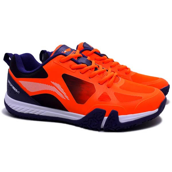 Sepatu Badminton Li-Ning Saga Lite 4 AYTR052-2 - Orange/Navy