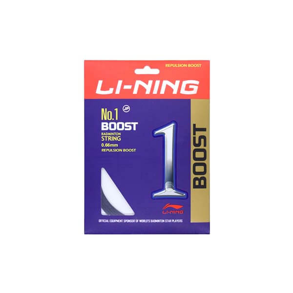 Senar Raket Badminton Li-Ning String No. 1 Boost AXJN018-3 - Blk Storm