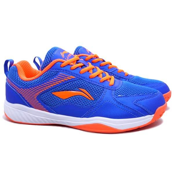 Sepatu Badminton Li-Ning Ultra AYTR047-3 - Blue/Orange