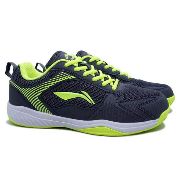 Sepatu Badminton Li-Ning Ultra AYTR047-4 - Dk Grey/Lime