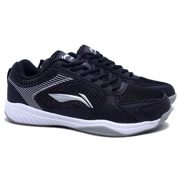 Sepatu Badminton Li-Ning Ultra AYTR047-7 - Black/Silver