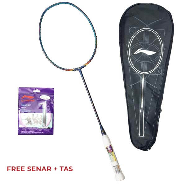 Raket Badminton Li-Ning Wind-Lite 700 AYPQ078-4 - Navy/Red