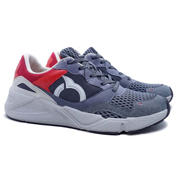 Sepatu Casual Ortuseight Andromeda - Grey/Ortred/Off White