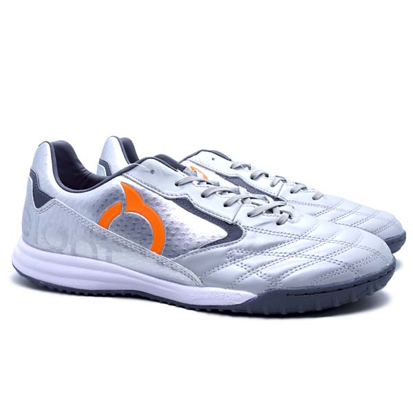 Sepatu Futsal Ortuseight Forte Luminare IN - Silver/Ortrange/Black