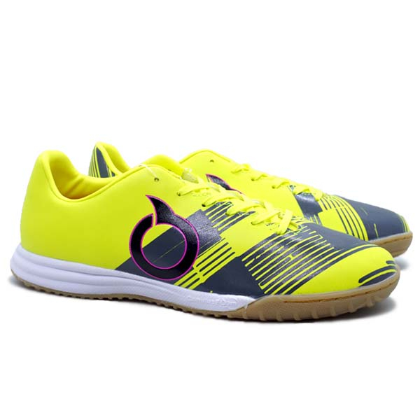 Sepatu Bola Ortuseight Libero IN - Minion Yellow/Grey/Pink 