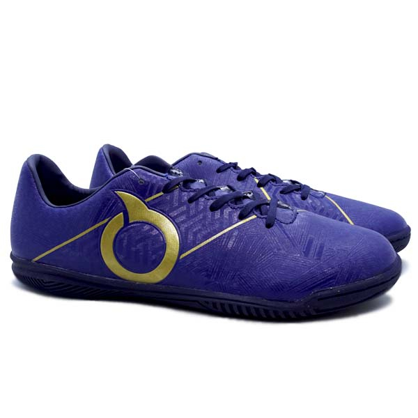 Sepatu Futsal Ortuseight Sabre IN - Deep Blue/Gold