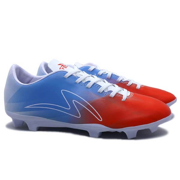 Sepatu Bola Specs Hypersonic FG - White/Clear Blue/Bright Red
