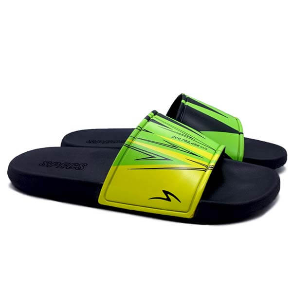 Sandal Specs Lightspeed 3 Slides Sandal - Pirate Black/Safety Yellow/Green