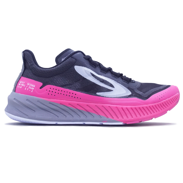 Sepatu Running 910 Geist Ekiden 1.0 Hitam Merah Muda Abu Abu