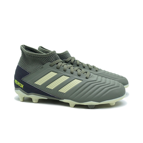 Sepatu Bola Anak Adidas Predator 19.3 FG JR Leggrn Sand