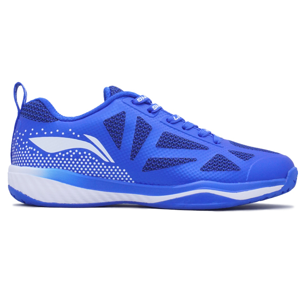 Sepatu Badminton Li Ning Ultra Fly II AYTT049 6 Blue White