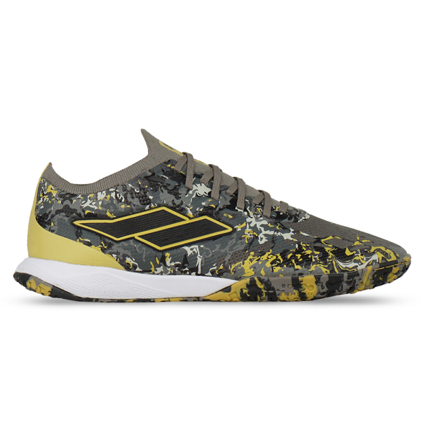Sepatu Futsal Mills Xyclops Kaldera IN Dk.Grey Black Gold
