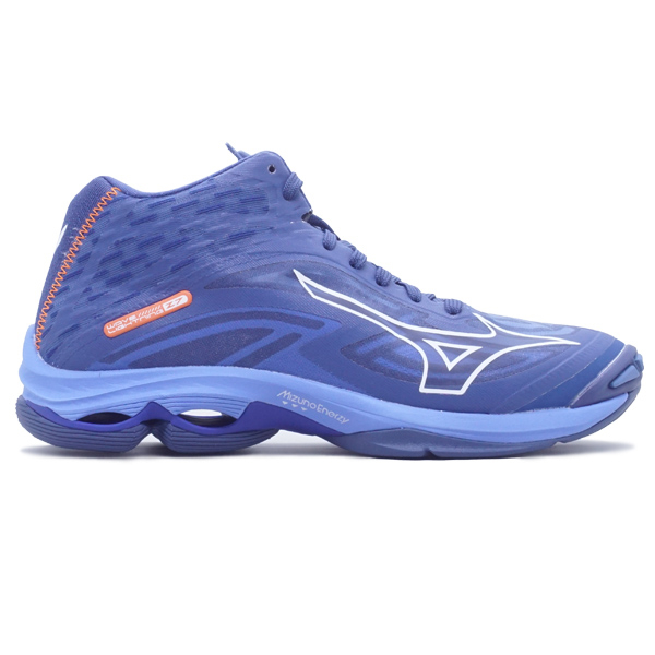 Sepatu Volly Mizuno Wave Lightning Z7 MID V1GA225021 - Dark  Denim/White/Blue Jasper