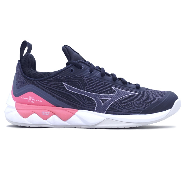 Sepatu Volly Mizuno Wave Luminous 2 V1GA212067 Black Ebony Sun Kissed Coral