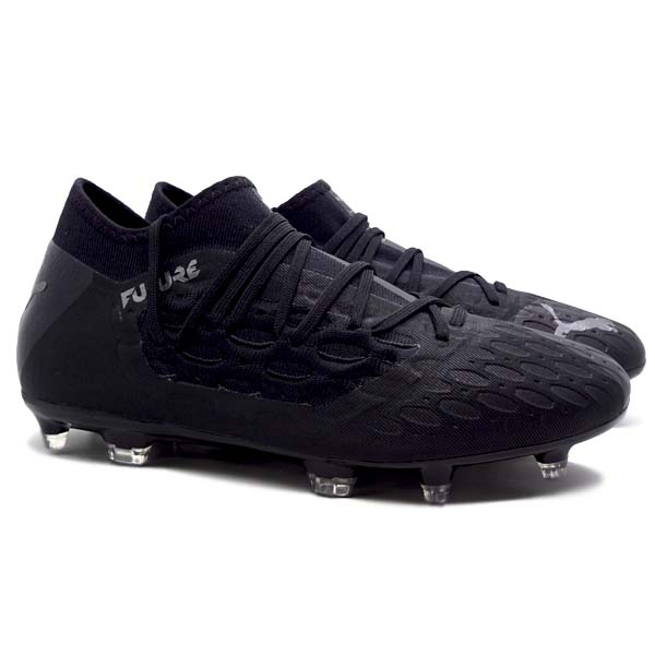 Sepatu Bola Puma Future 5.3 Netfit FG Puma Black Asphalt
