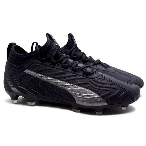 Sepatu Bola Puma One 20.3 FG Puma Black Asphalt