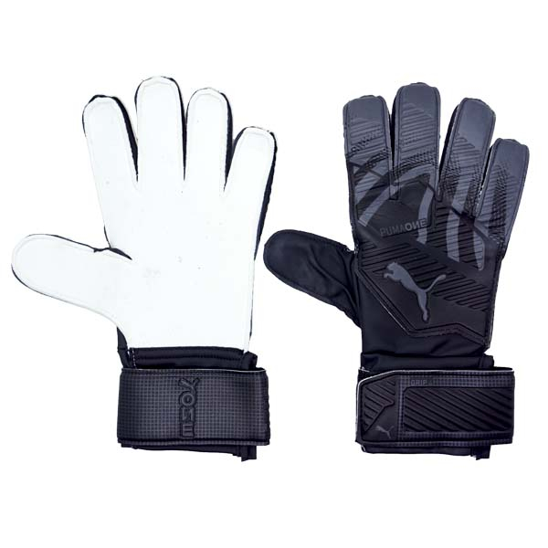 Sarung Tangan Kiper Puma One Grip 4 RC Puma Black Asphalt White