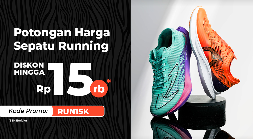 Potongan Harga Sepatu Running