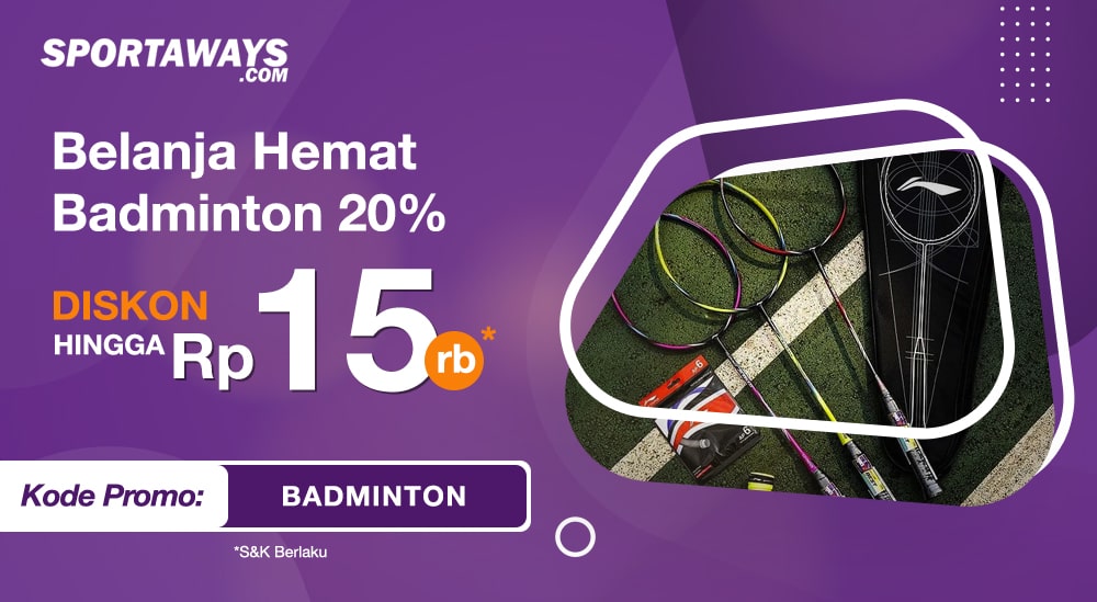 Belanja Hemat Badminton 20%