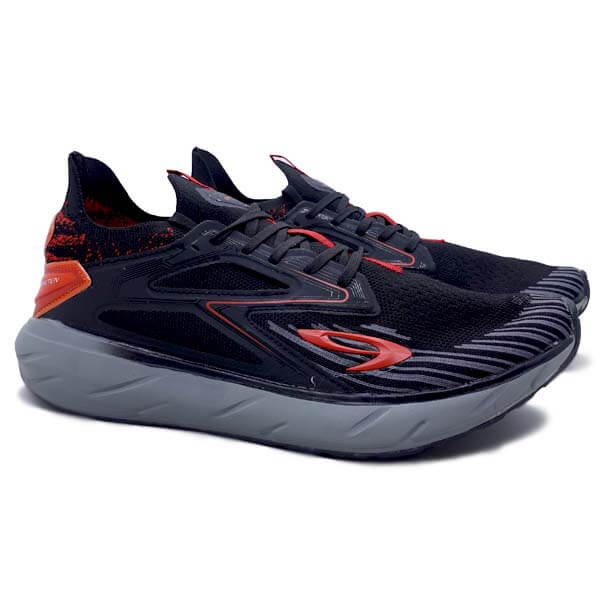 Sepatu Running 910 Kizuna - Hitam/Merah/Abu-Abu