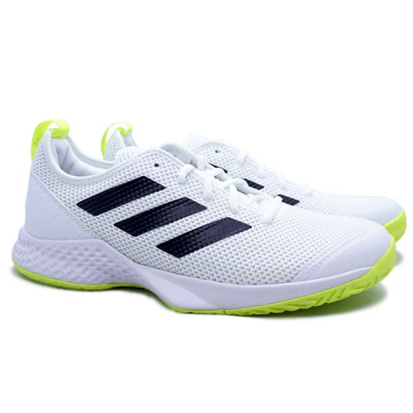 Sepatu Tennis Adidas Court Control M - Ftwwht/Cblack/Syello