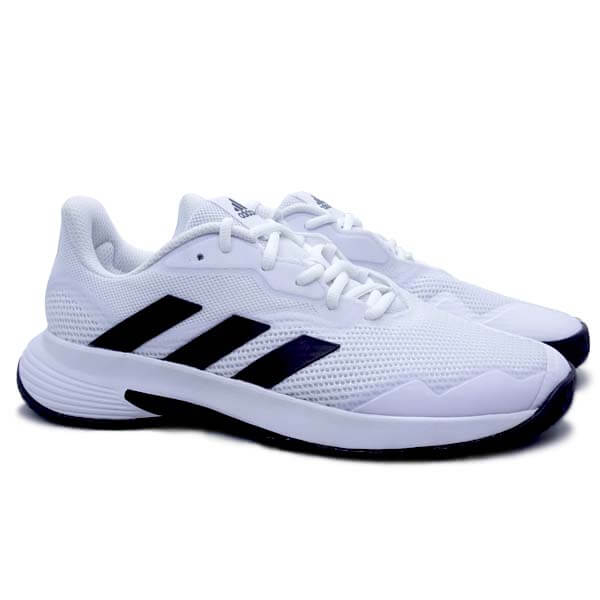 Sepatu Tennis Adidas CourtJam Control M GW2984 - White/Black/White