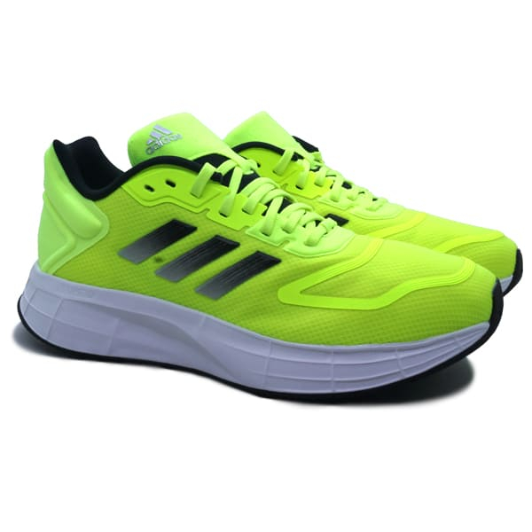 Sepatu Running Adidas Duramo 10 GW4079 - Solar Yellow/Core Black/Matte Silver