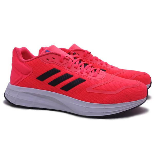 Sepatu Running Adidas Duramo 10 GW8345 - Turbo/Core Black/Blue Rush