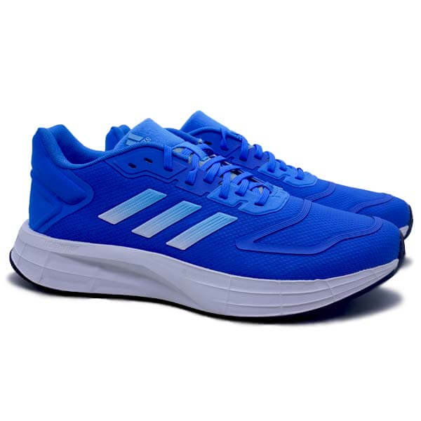Sepatu Running Adidas Duramo 10 GW8349 - Blue Rush/Sky Rush/Cloud White
