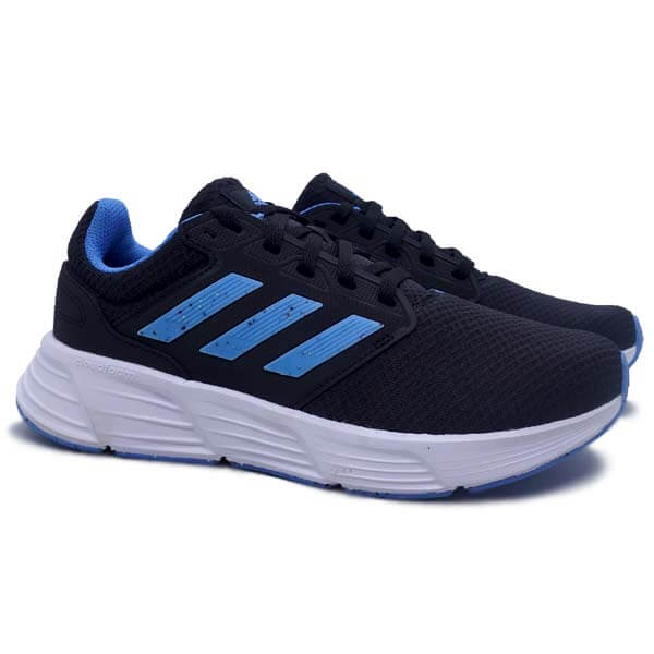 Sepatu Running Adidas Galaxy 6 GX7240 - Core Black/Pulse Blue/Cloud White