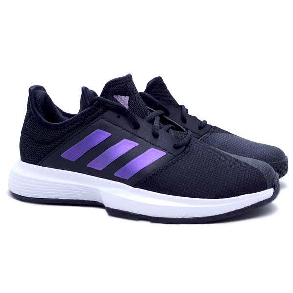 Sepatu Tennis Adidas GameCourt M - Cblack/Cblack/Ftwwht