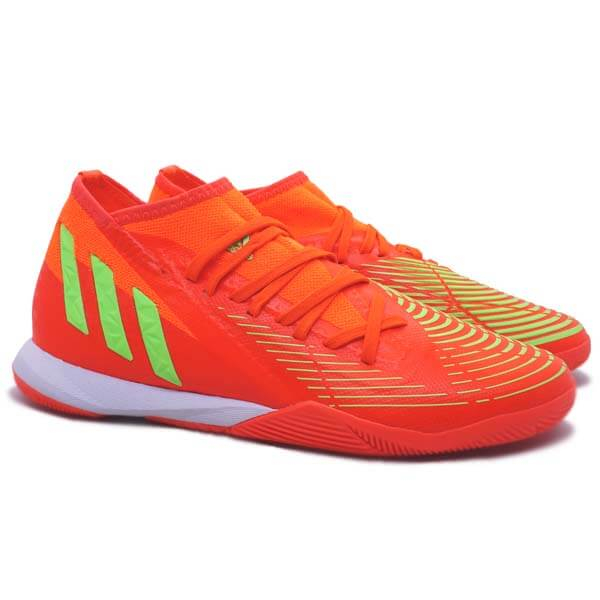 Sepatu Futsal Adidas Predator Edge.3 IN GV8518 - Solred/Sgreen/Cblack