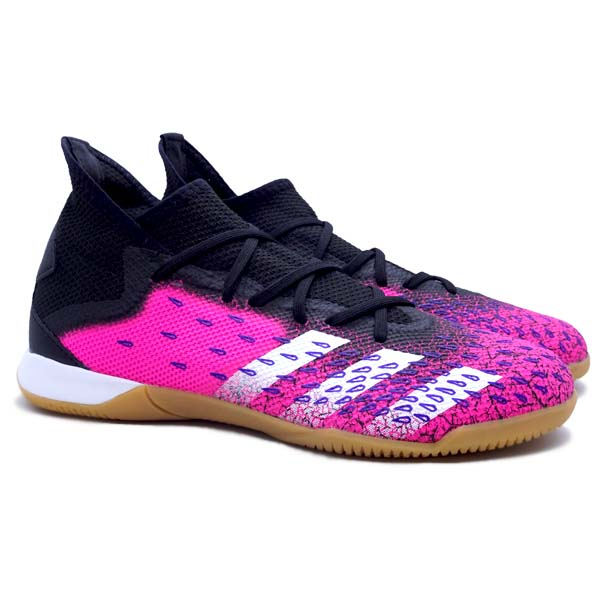 Sepatu Futsal Adidas Predator Freak .3 IN - Cblack/Ftwwht/Shopnk